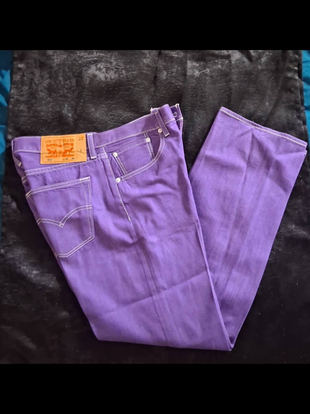 501 Levi's Purple Men's Jeans